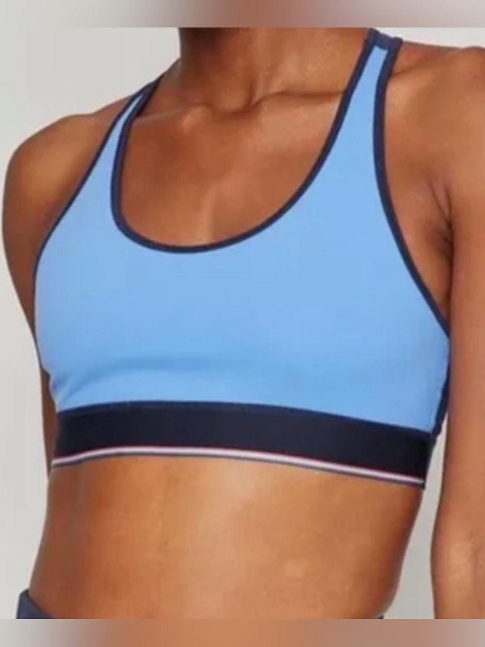 NEW! FourLaps Circuit Sports Bra in Cornflower Navy Size M